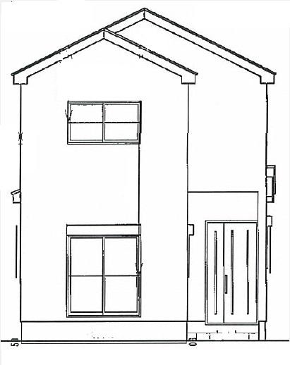 Rendering (appearance). North side elevational view
