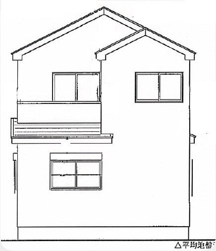 Rendering (appearance). South side elevational view