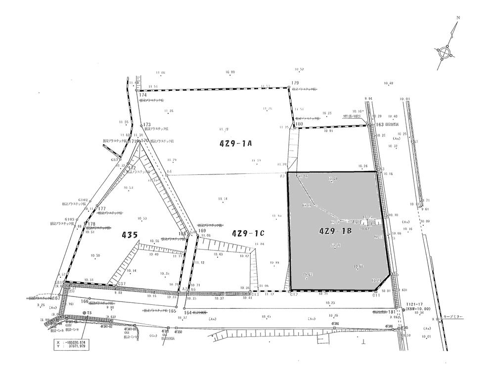 Compartment figure. Land price 8.61 million yen, Land area 142.28 sq m