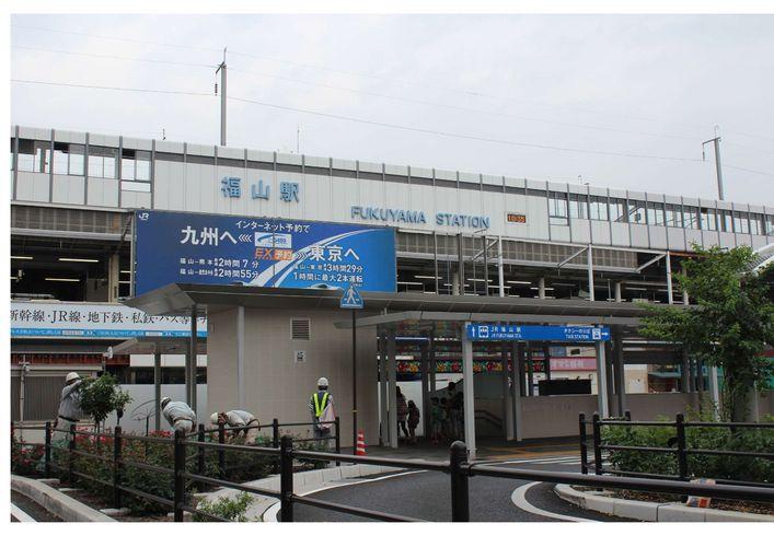 station. Convenient to 1890m Shinkansen commuting to Fukuyama Station! Within walking distance in the flat to Fukuyama Station.