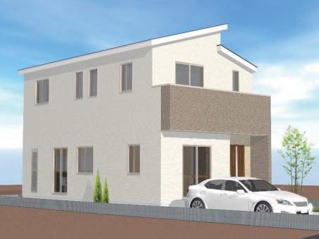 Rendering (appearance). 4LDK / Pantry + walk-in closet + atrium +1 floor hall storage + external storage