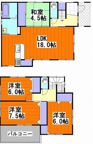 Floor plan. Storage rich 4LDK of house!