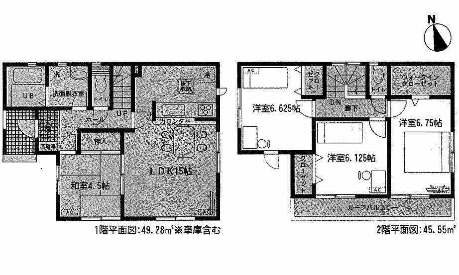 Floor plan. 24,900,000 yen, 4LDK, Land area 122.12 sq m , Building area 94.83 sq m