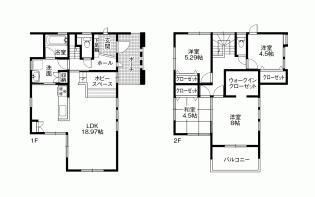 Floor plan. 24,800,000 yen, 4LDK, Land area 129.89 sq m , Building area 109.71 sq m