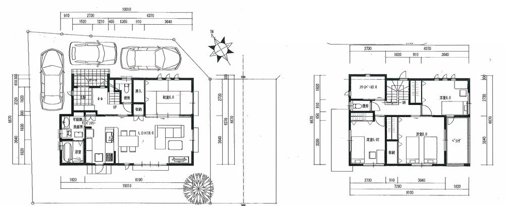 Floor plan. 28.5 million yen, 4LDK, Land area 168.21 sq m , Building area 111.77 sq m