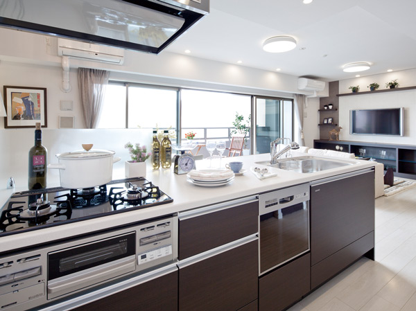 Kitchen.  [kitchen] A number of facilities that idea from the perspective of the side to use, It adorned the kitchen time to comfort.