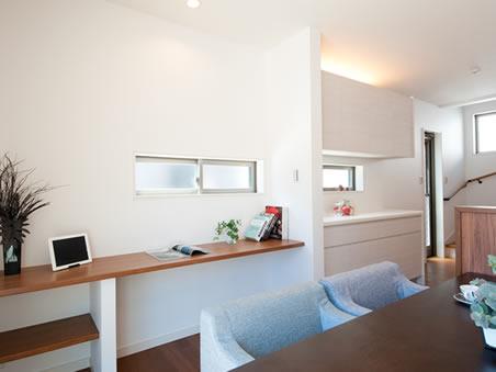 Living. A house with a party kitchen / Special price 24,980,000 yen!  Immediate Available (land with all-electric homes) / No. 20 place