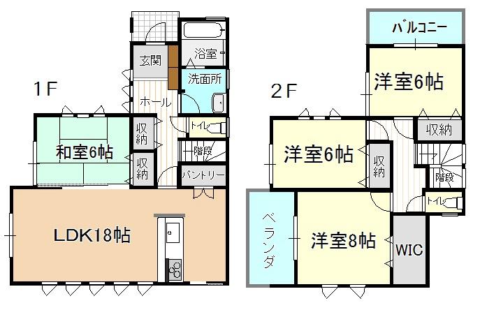 Floor plan. 31.5 million yen, 4LDK + S (storeroom), Land area 167.76 sq m , Building area 110.54 sq m