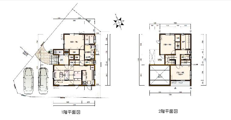 Building plan example (Perth ・ Introspection). Building plan example (D No. land) Building area 97.71 sq m Building price 15,750,000 yen (tax included)  ※ Different amount of money depending on the specification. 