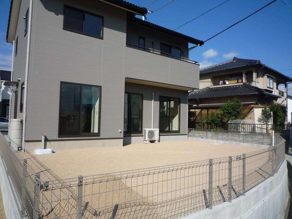 Garden. Spacious garden is a private space of only family.