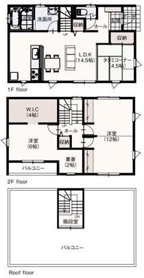 Floor plan. 22,900,000 yen, 3LDK, Land area 154.38 sq m , Building area 99.35 sq m