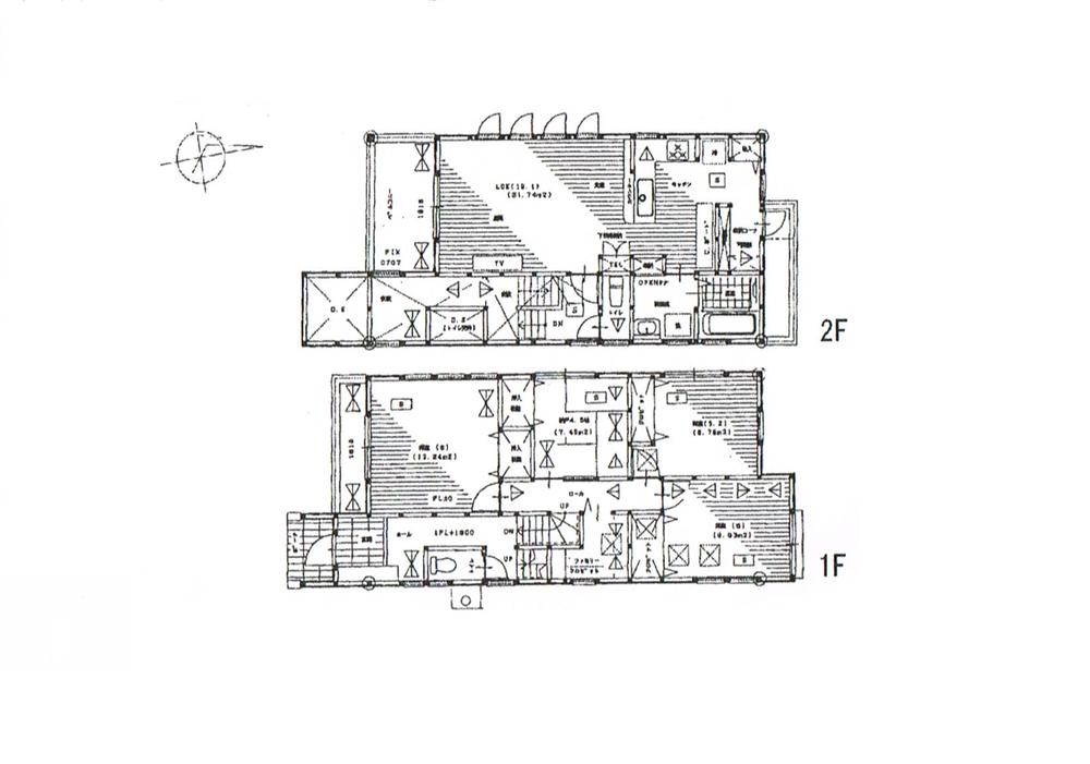 Floor plan. 27.6 million yen, 4LDK, Land area 216.61 sq m , Building area 108.24 sq m