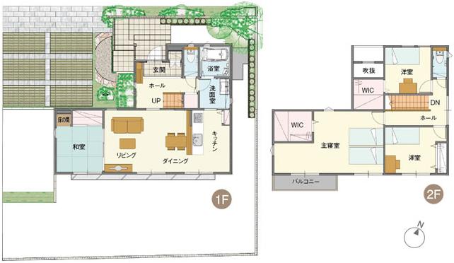 Floor plan. New town in Skyrail green hill Sekiwa Real Estate China is to deliver