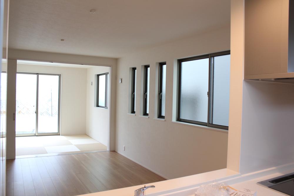 Living. Living room from the kitchen