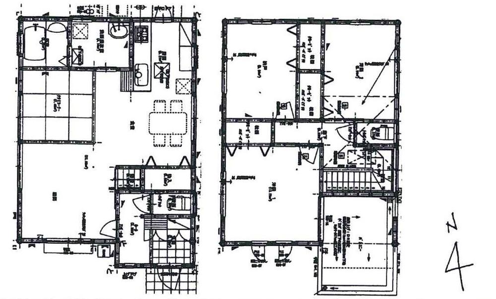 Floor plan. 28.5 million yen, 4LDK, Land area 125.46 sq m , Tatami-mat flooring can relax in the building area 101.85 sq m spacious living.  It is with a sliding door that is your cut-off cold and heat. 