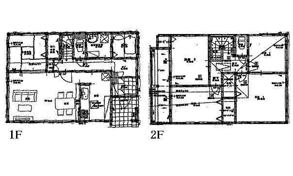 Floor plan. 29.5 million yen, 5LDK, Land area 160.74 sq m , Building area 107.64 sq m 1F 16LDK 4.5 sum 2F 8 Hiroshi 6 Hiroshi 6 Hiroshi 4.5 Hiroshi toilet