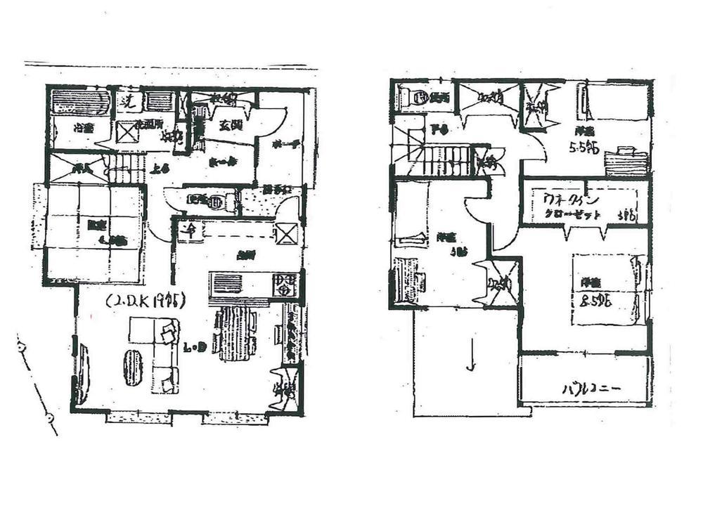 Building plan example (floor plan). Building plan example Building price 17 million yen   Building area 108.89 sq m