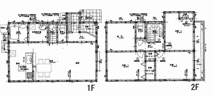 Floor plan. 25,800,000 yen, 4LDK, Land area 119.84 sq m , Building area 93 sq m