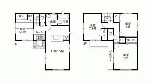 Floor plan. 23.8 million yen, 4LDK, Land area 169.57 sq m , Building area 97.6 sq m