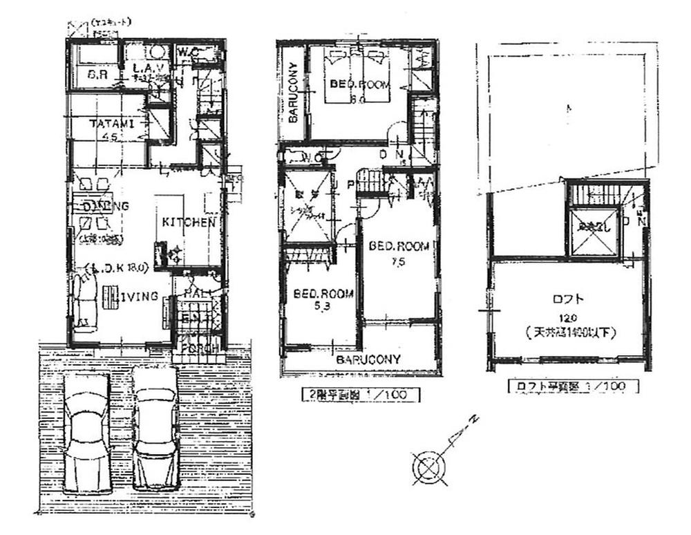 Floor plan. 29,900,000 yen, 4LDK, Land area 129.41 sq m , Building area 107.64 sq m