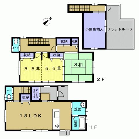 Floor plan. 35,800,000 yen, 3LDK, Land area 110.41 sq m , Building area 96.04 sq m 3LDK