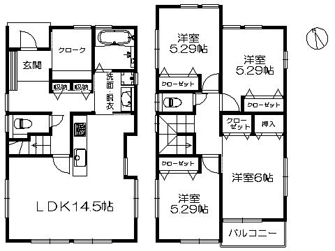 Floor plan. 35,800,000 yen, 4LDK, Land area 118.4 sq m , Building area 97.7 sq m ※ Floor Plan current state priority