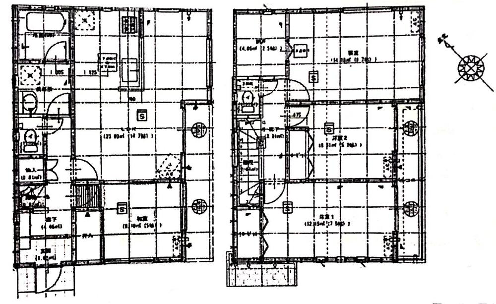 Floor plan. 32,800,000 yen, 4LDK + S (storeroom), Land area 150 sq m , Building area 97.19 sq m