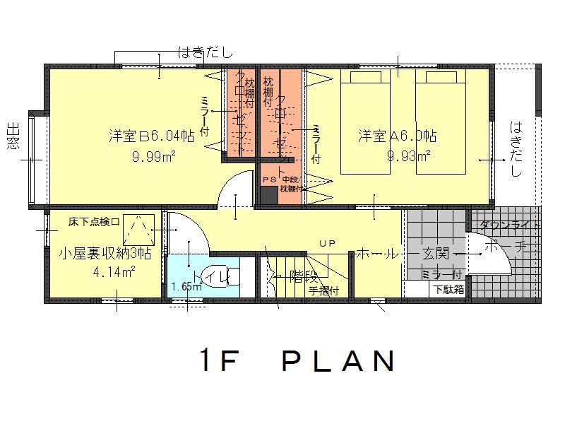Floor plan. 28,900,000 yen, 4LDK, Land area 105.68 sq m , Building area 105.15 sq m 1F