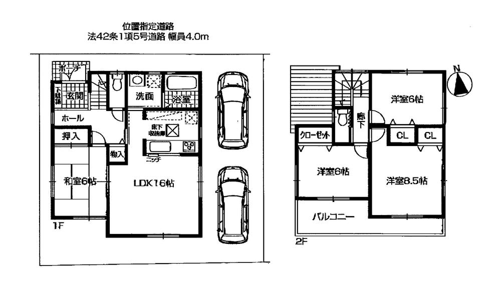 Floor plan. 28.8 million yen, 4LDK, Land area 113.87 sq m , Building area 95.58 sq m