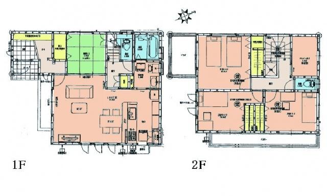 Floor plan. 32,900,000 yen, 4LDK, Land area 109.03 sq m , Building area 110.13 sq m