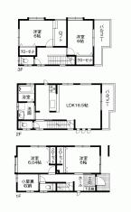 Floor plan. 28,900,000 yen, 4LDK, Land area 105.68 sq m , Building area 105.15 sq m