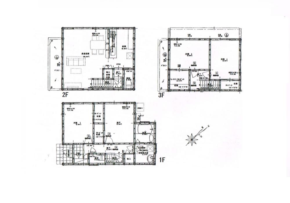 Floor plan. 27.5 million yen, 3LDK + S (storeroom), Land area 101.12 sq m , Building area 103.5 sq m