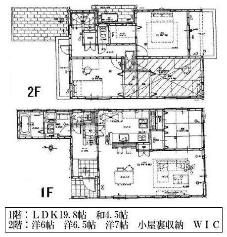 Floor plan. 27,800,000 yen, 4LDK + S (storeroom), Land area 142.8 sq m , Building area 106.4 sq m