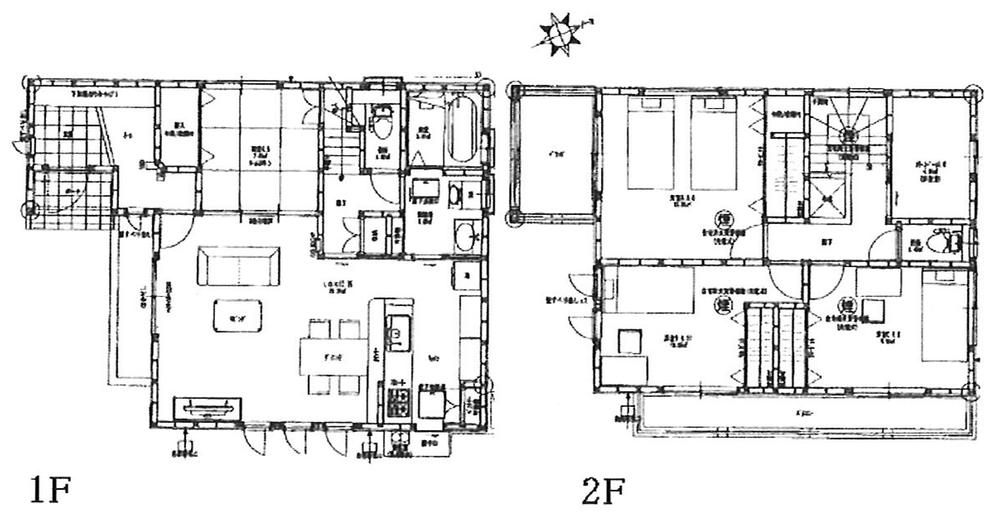 Floor plan. 32,900,000 yen, 4LDK + S (storeroom), Land area 109.03 sq m , Building area 110.13 sq m