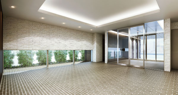 Shared facilities. Entrance Hall Rendering