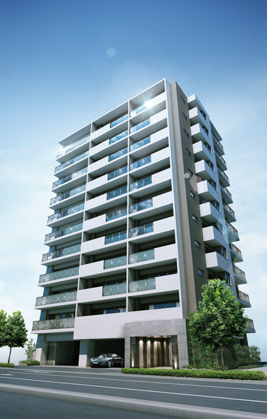 Other. Symbolic form of birth on the main road. 11-storey all 30 units of the life stages (Exterior view)