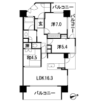Floor: 3LDK, occupied area: 73.12 sq m, Price: 30,535,400 yen ~ 34,032,600 yen
