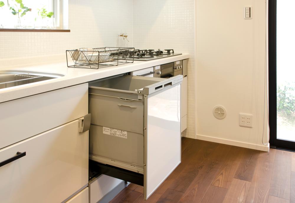 Model house photo. Kitchen