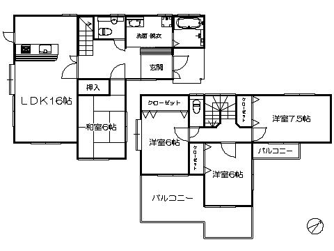 Floor plan. 26.5 million yen, 4LDK, Land area 164.14 sq m , Building area 108.47 sq m   ※ Floor Plan current state priority