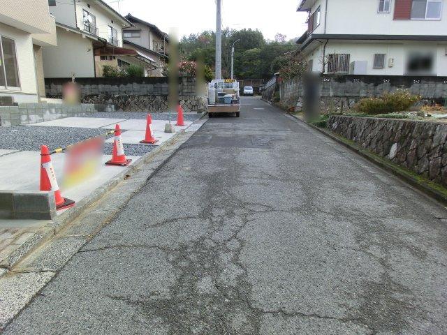 Local photos, including front road. Front street: South 5m