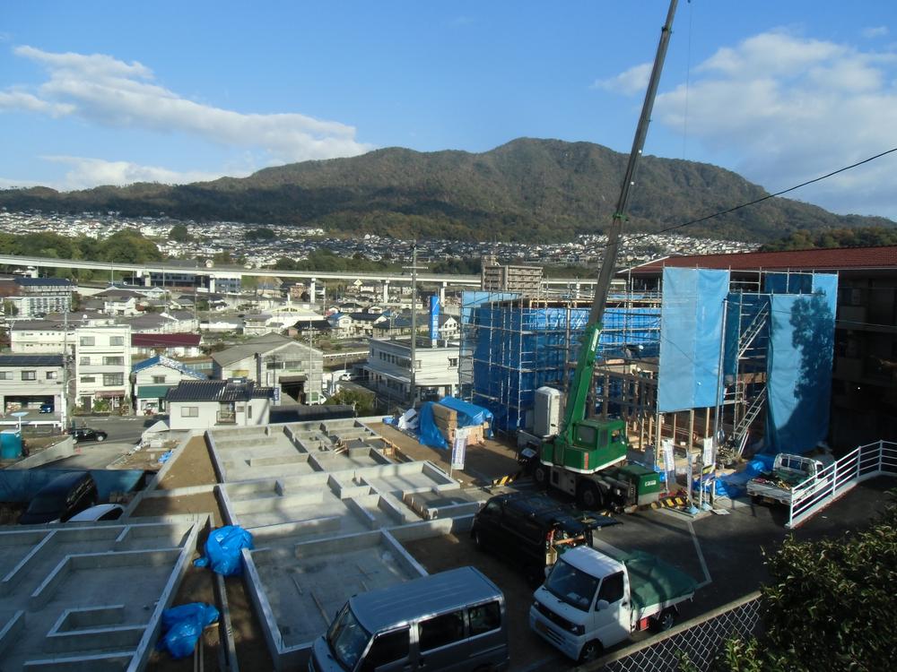 Local appearance photo. No. 1 destination ・ No. 2 place completion of framework landscape (November 2013) Shooting