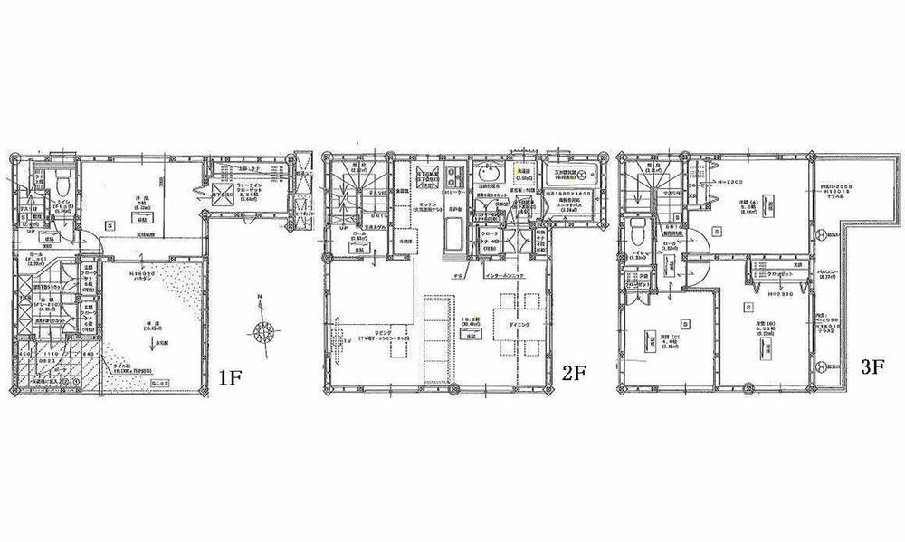 Floor plan. 32,900,000 yen, 4LDK, Land area 70.88 sq m , Building area 113.26 sq m