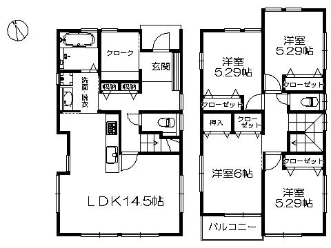 Floor plan. 35,800,000 yen, 4LDK, Land area 118.4 sq m , Building area 97.7 sq m   ※ Floor Plan current state priority