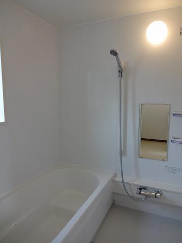 Bathroom. Please refresh taking a hard day in the large bathroom