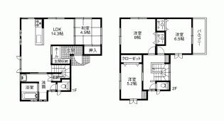Floor plan. 26,800,000 yen, 4LDK, Land area 103.07 sq m , Building area 97.71 sq m