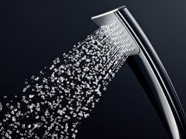 Bathing-wash room.  [Air-in shower] Vigorously jet mixed with hot water and air. It has been improved comfort for water-saving type. (Same specifications)