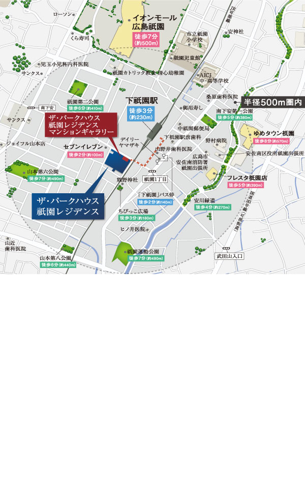 local ・ Mansion gallery guide map