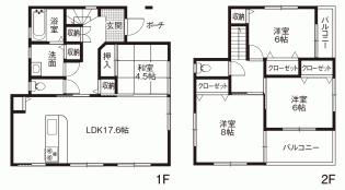 Floor plan. 23 million yen, 4LDK, Land area 253.98 sq m , Building area 104.33 sq m