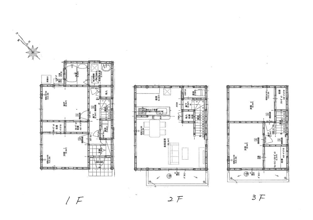 Floor plan. 27,640,000 yen, 3LDK + 2S (storeroom), Land area 101.12 sq m , Building area 103.5 sq m