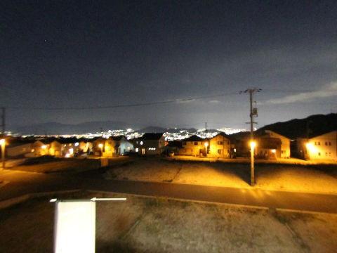 View photos from the dwelling unit. Night view from the second floor